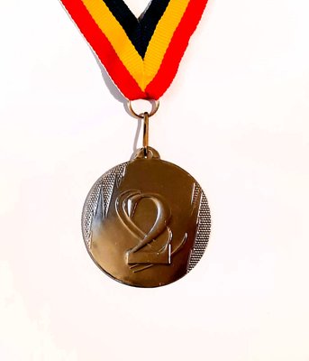 Medalie 2 argint + panglica 1594 фото