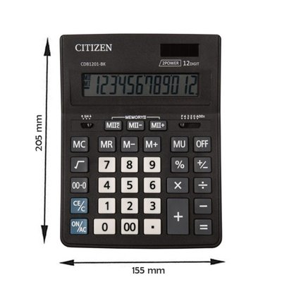 Calculator Citizen CDB1201BK 1466 фото
