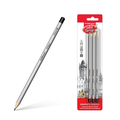 Set creione pentru desen liniar ArtBerry, H,HB,B, 3 bucăți 825 фото